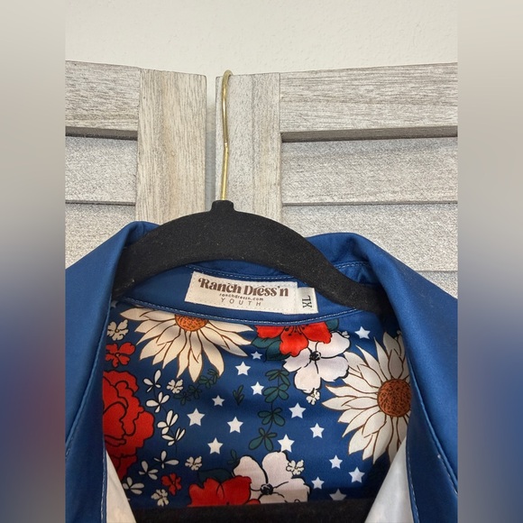 Ranch Dress’n Youth Western Shirts Rodeo Size XL Girls - Picture 3 of 12